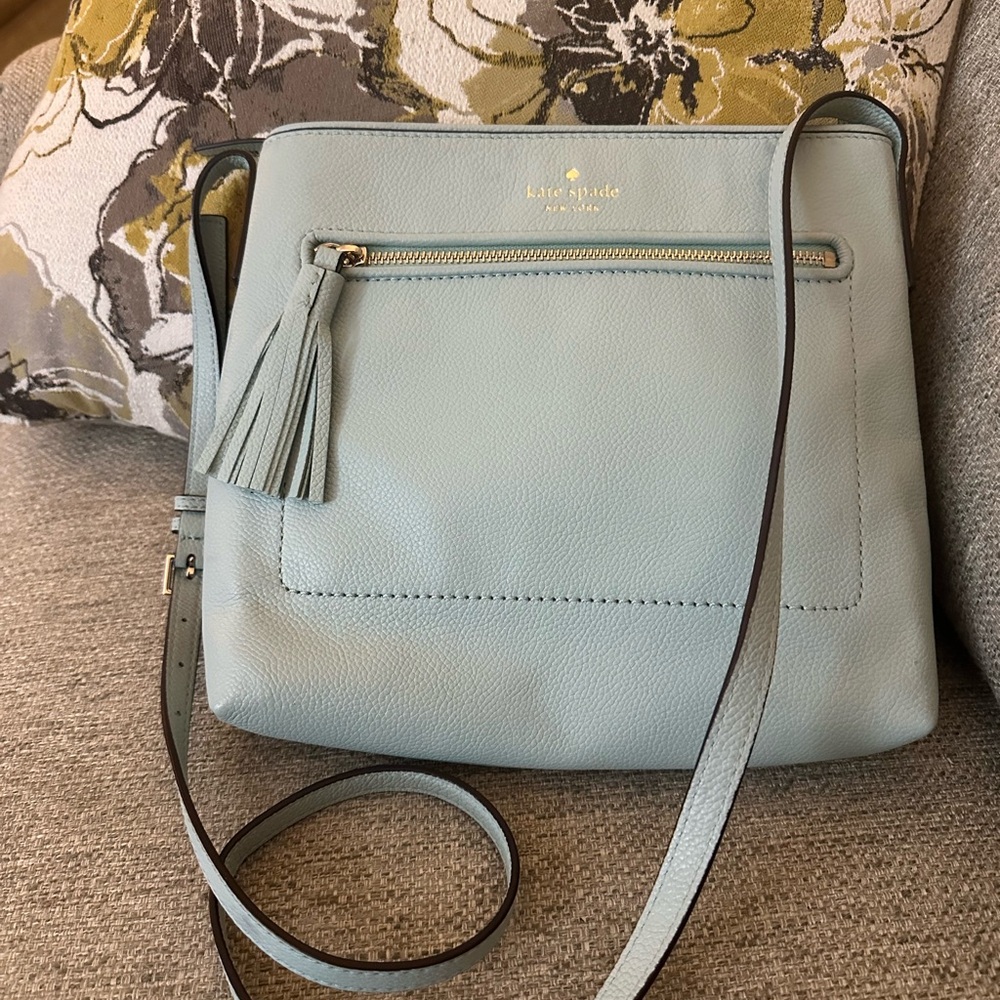 Kate Spade Chester Street Dessi Crossbody Bag Light Aqua - Picture 13 of 16